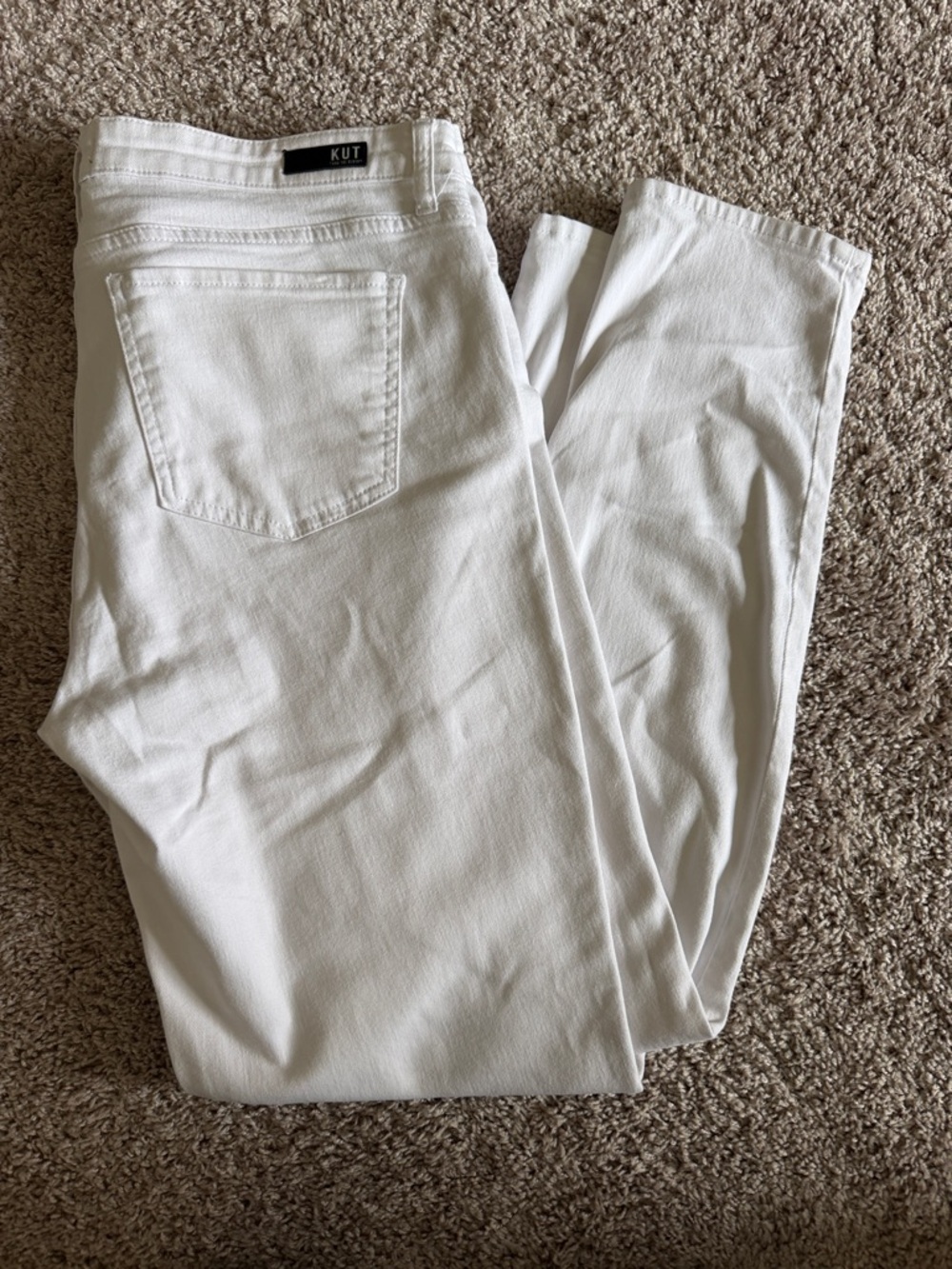 Kut from the Kloth Women's White Skinny Jeans